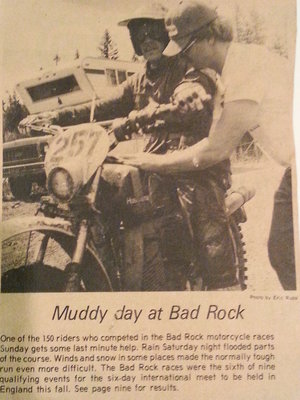 A Bad Rock photo taken by a friend and ran in the East Oregonian
