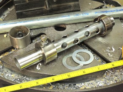 Experimental stinger/silencer fabricated.