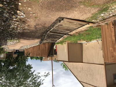 16' of over 60' of fence down!