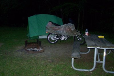 camping is second nature for Mike