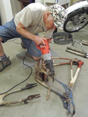 Removing welded on stuff