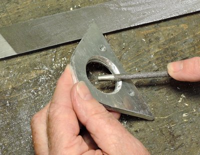 Final hand fitting.