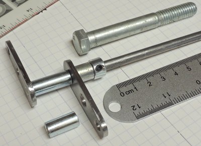 Double the shaft size with weight penalty